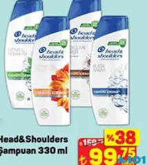 HEAD & SHOULDERS ŞAMPUAN 330 ML HEAD & SHOULDERS ŞAMPUAN 330 ML